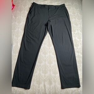 Men’s Travis Mathew Wanderlust Golf Performance Pants – Size 36, All Black